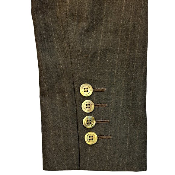 TALL Long Tall Sally UK Linen Blend Blazer Sz UK 10 (US 6) - Picture 9 of 15